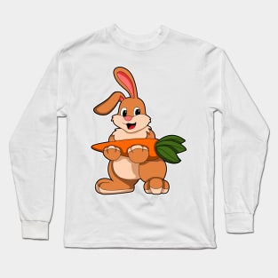 Rabbit with Carrot Long Sleeve T-Shirt